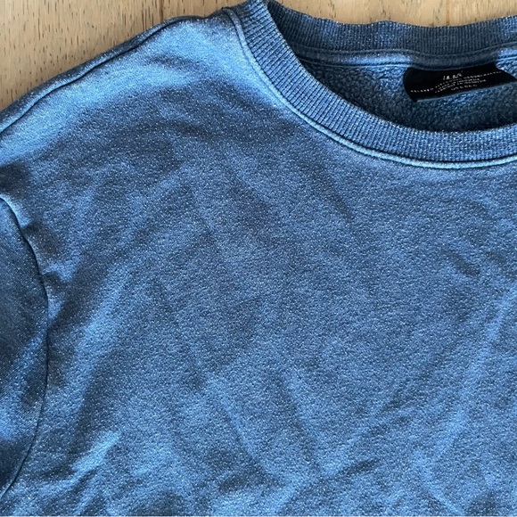 H&M Dark Blue Regular Fit Long Sleeve Sweatshirt - Picture 4 of 11